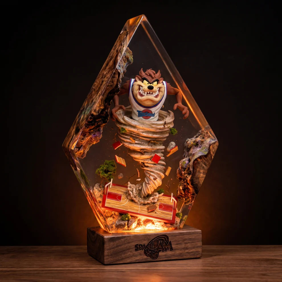 Space Jam Themed Resin Lamp