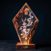 Space Jam Themed Resin Lamp